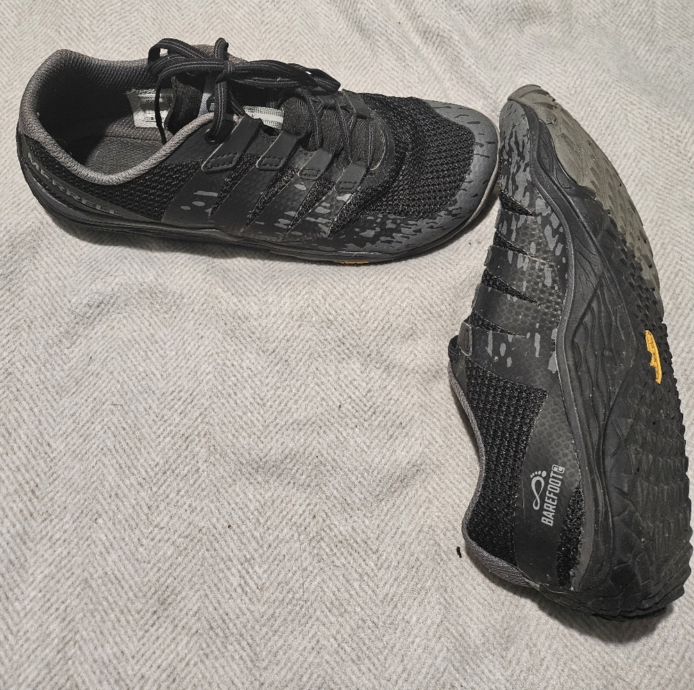 Merrell Black Athletic Shoes with Rugged Outsole